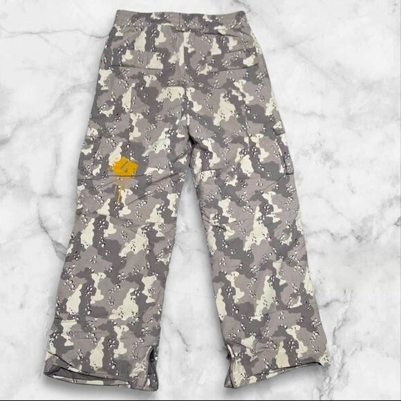 Burton Snowboard Pants Insulated White Gray Camo Boys XL Snowpants - Picture 2 of 3